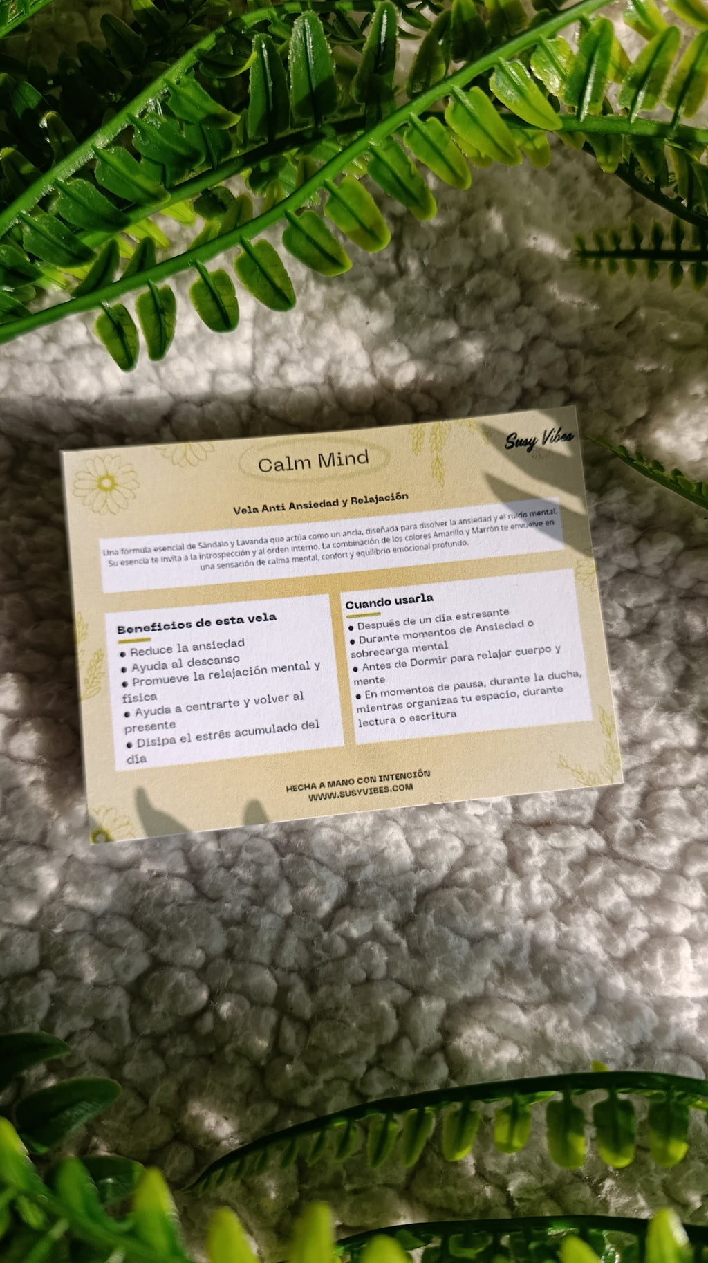 Tarjeta Informativa Aura