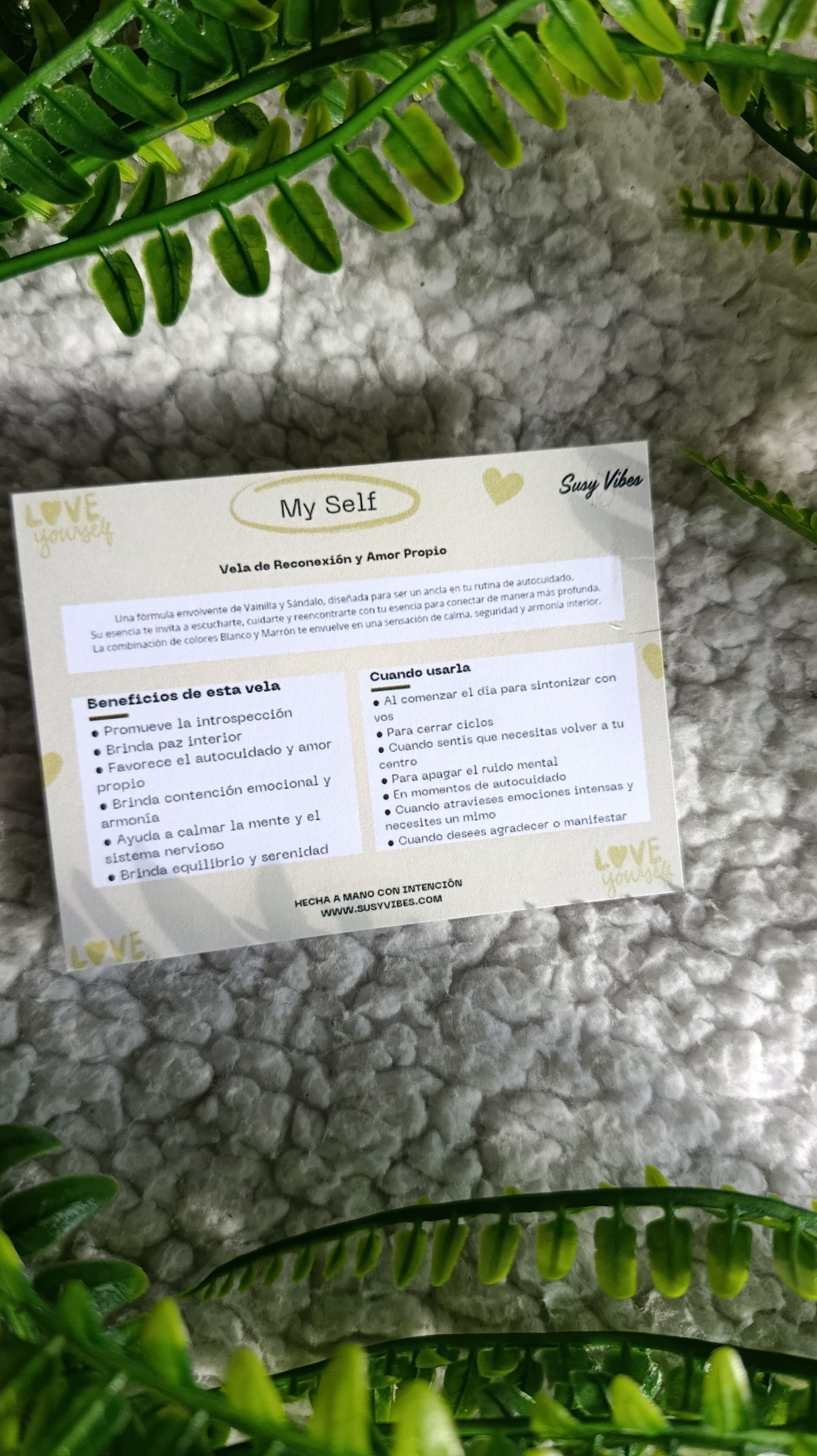 Tarjeta Informativa Aura